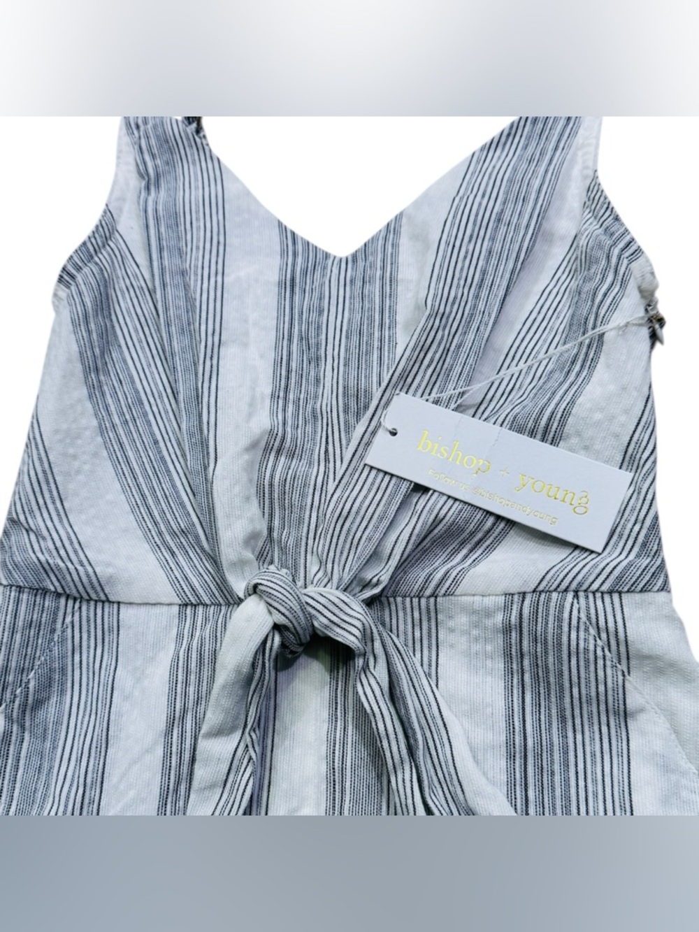 NWT! Bishop + Young Maldive Dress Blue & White Stripe - XS - Picture 6 of 13